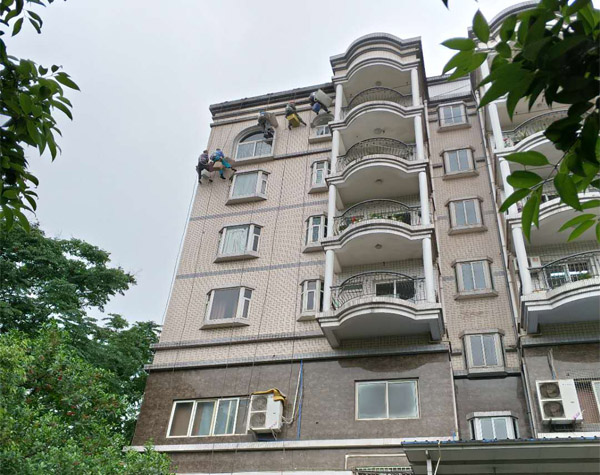 重庆雪峰冷藏有限公司外墙排险修复